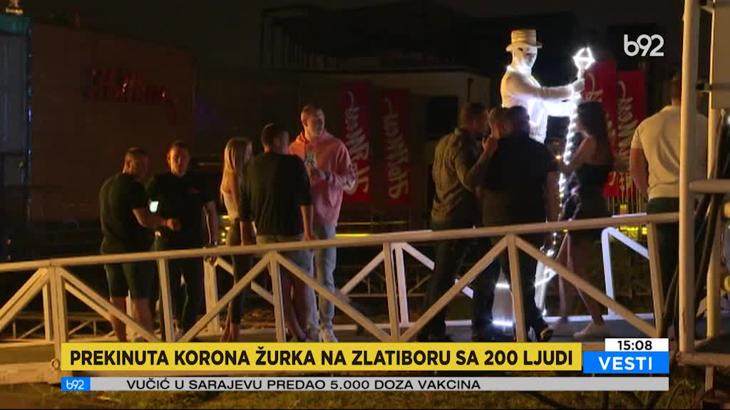 Inspektori na Zlatiboru prekinuli zabavu sa više od 200 ljudi