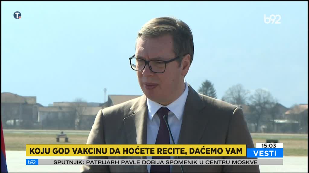 Vučić u BiH uručio donaciju od 5.000 vakcina