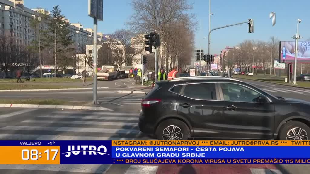 Beograðani se žale na semafore