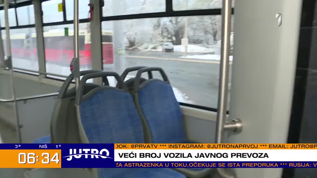 Zbog rada kafića veći broj autobusa na ulicama Beograda