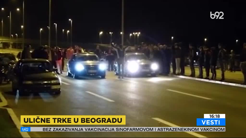 Nelegalna ulièna trka usred dana u Beogradu