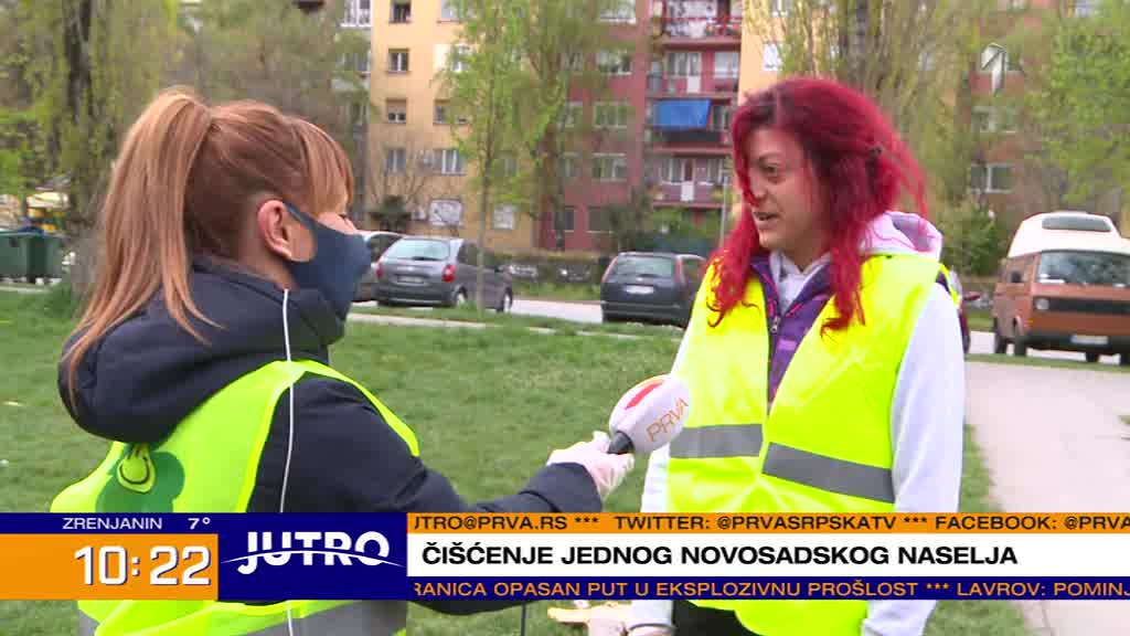 Čišćenje novosadskog naselja