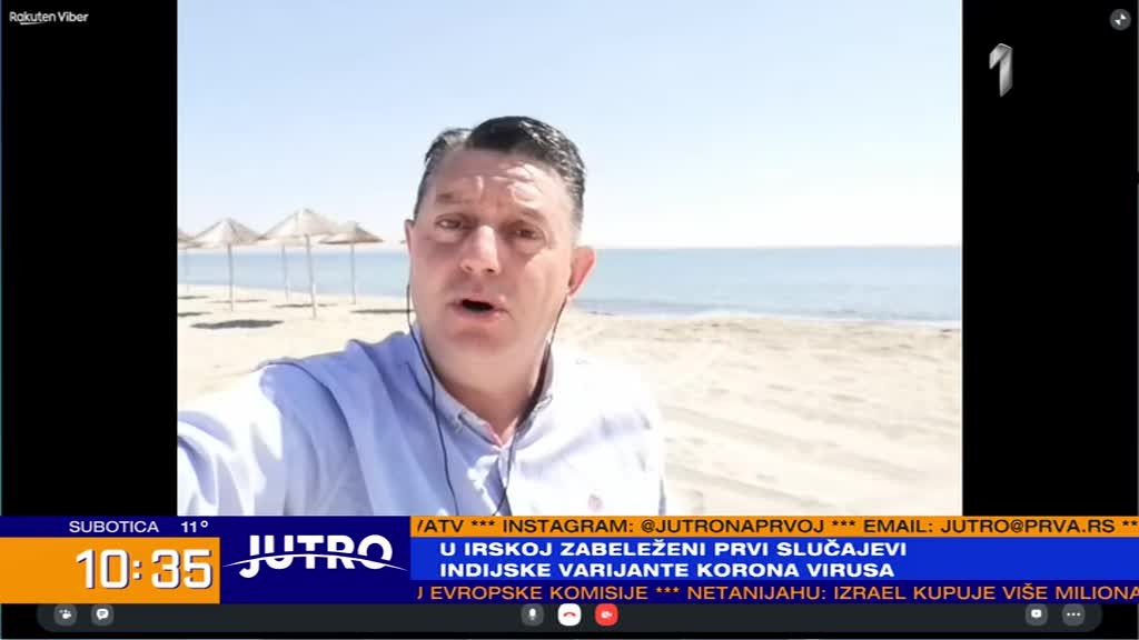 Reporter TV Prve uživo iz Grèke: "Paralija izgleda sablasno"
