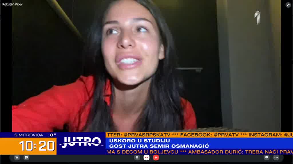 Anastasija Ražnatović za TV Prva direktno iz Meksika