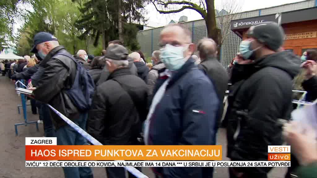Vakcinacija u Hrvatskoj: Guranje, galama, nezadovoljni građani