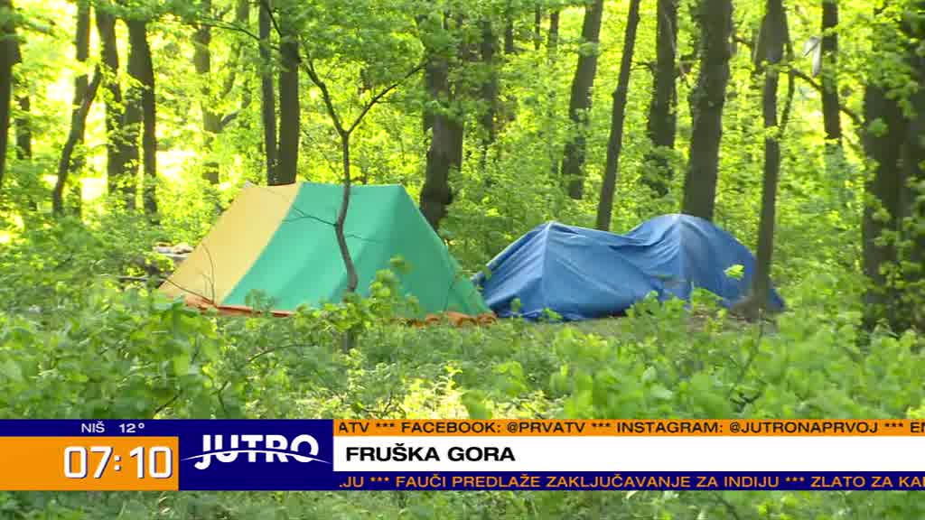Praznici na Fruškoj Gori: Većina kampera se ponašalo odgovorno prema prirodi VIDEO