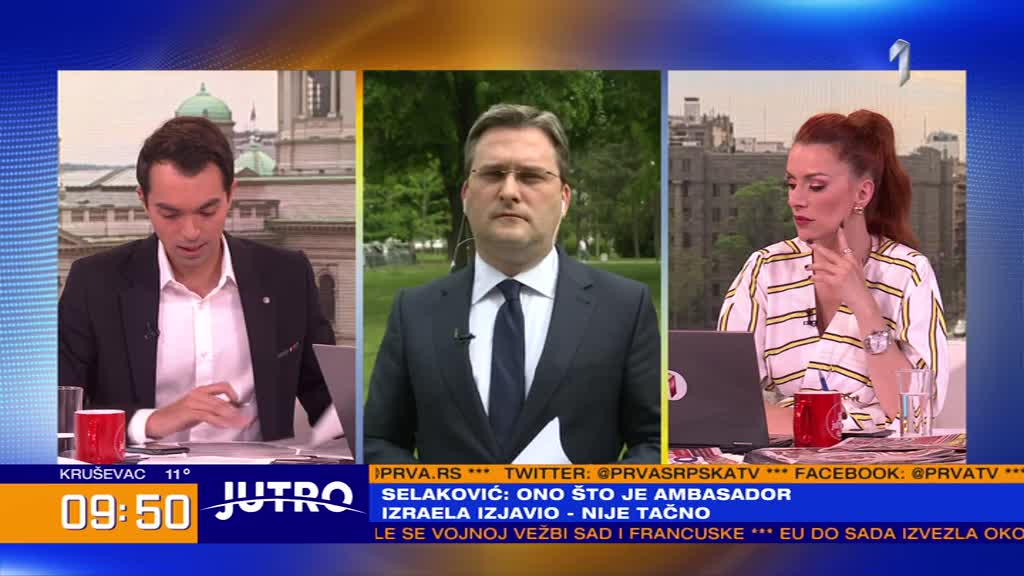 Slakoviæ za TV Prva: Izjava ambasadora bezobrazluk, Vuèiæ nije priznao tzv. Kosovo