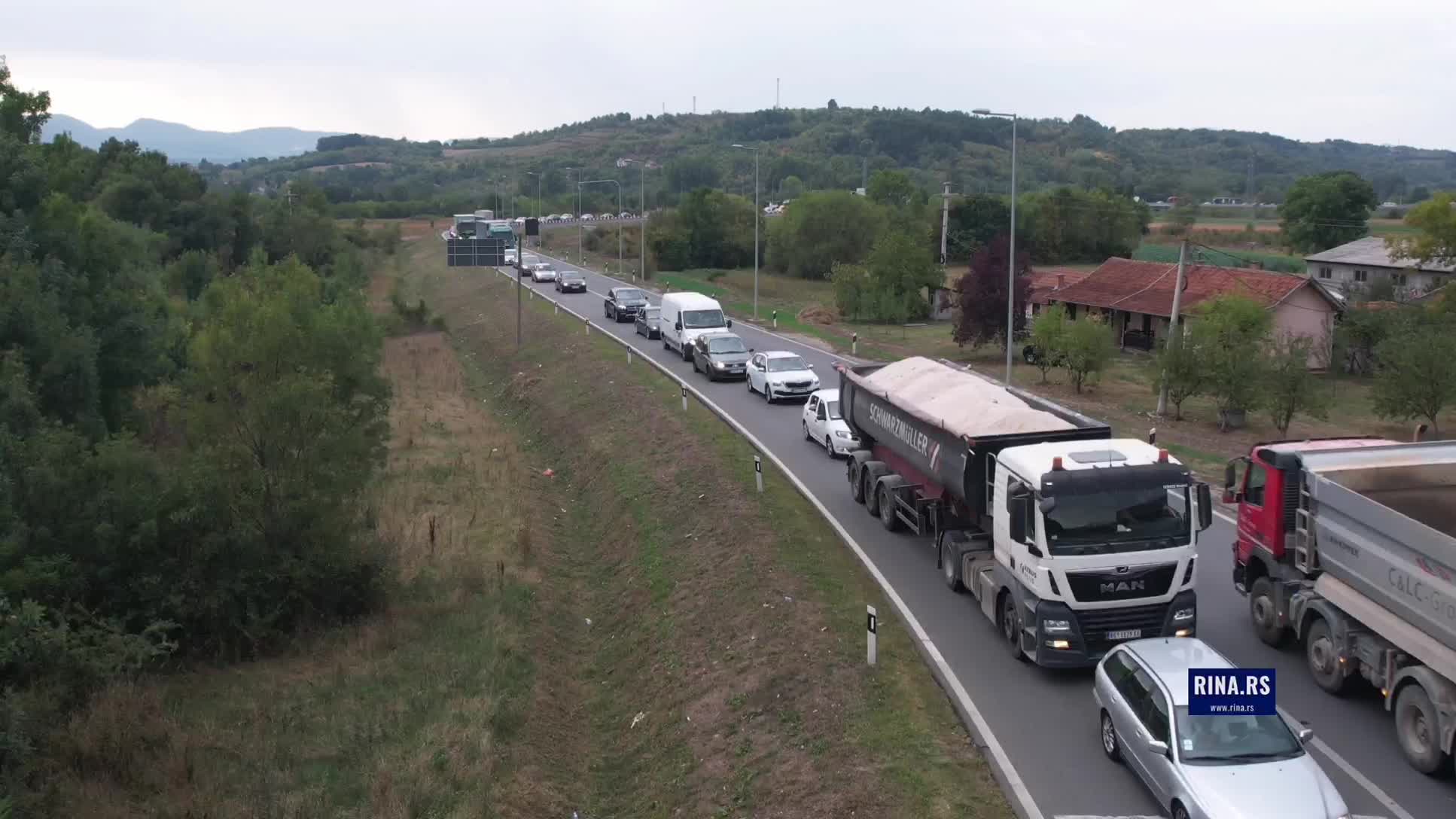 Gužva na Ibarskoj magistrali