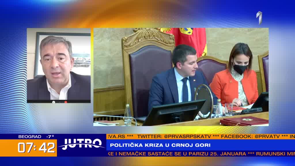 Medojeviæ za TV Prva o "politièkim potresima" u Crnoj Gori
