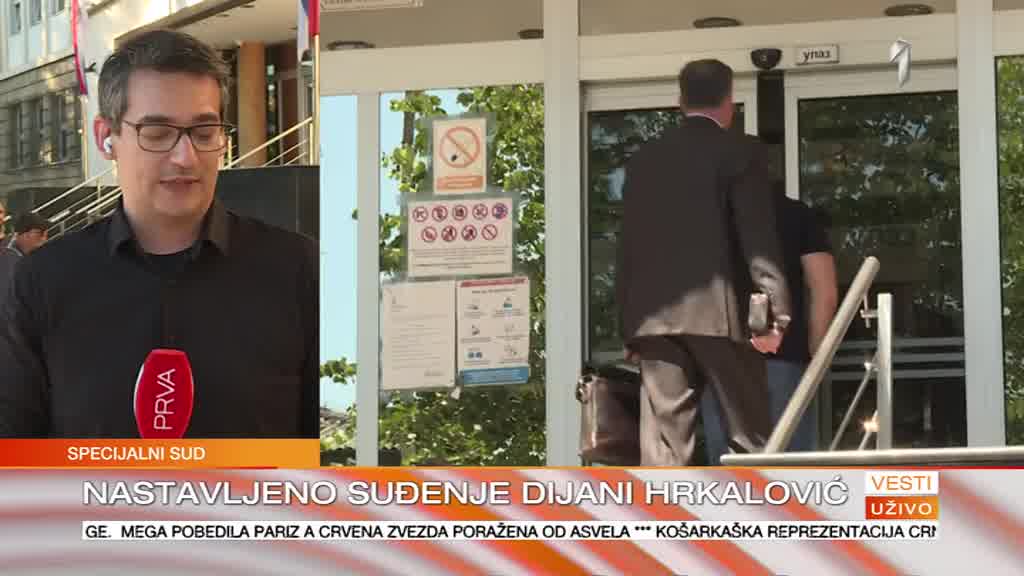 Dijana Hrkalović stigla u Specijalni sud