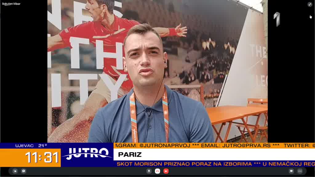 B92.net na Rolan Garosu: Milan Tomić gostovao na TV Prva