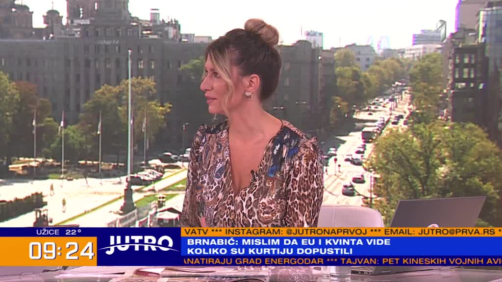 Brnabić u Jutarnjem na TV Prva: Cilj je proterati Srbe