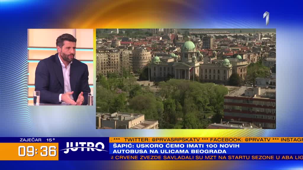 Aleksandar Šapić gost TV Prva