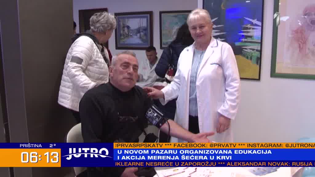 U Novom Pazaru održana edukacija i akcija merenja šećera