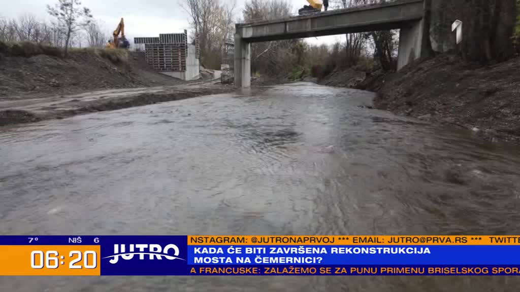 Kada se očekuje završetak radova na rekonstrukciji mosta na Čemernici?