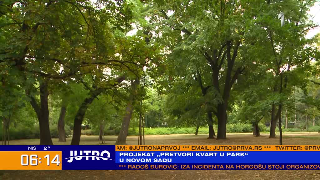 I ove godine poèela akcija: "Pretvorimo kvart u park za zeleni Novi Sad"