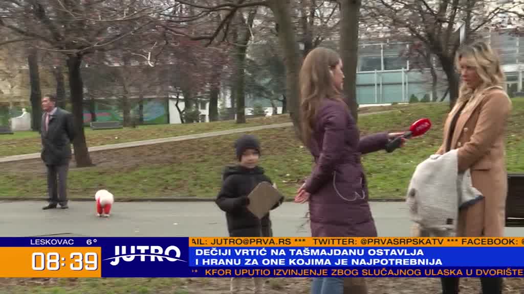 Humanitarna akcija na Tašmajdanu: Ostavljaju jakne i hranu za one kojima je najpotrebnija