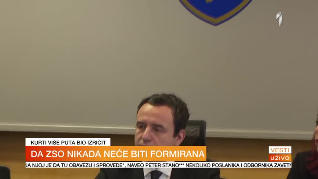 Kurti izneo šest uslova za formiranje ZSO