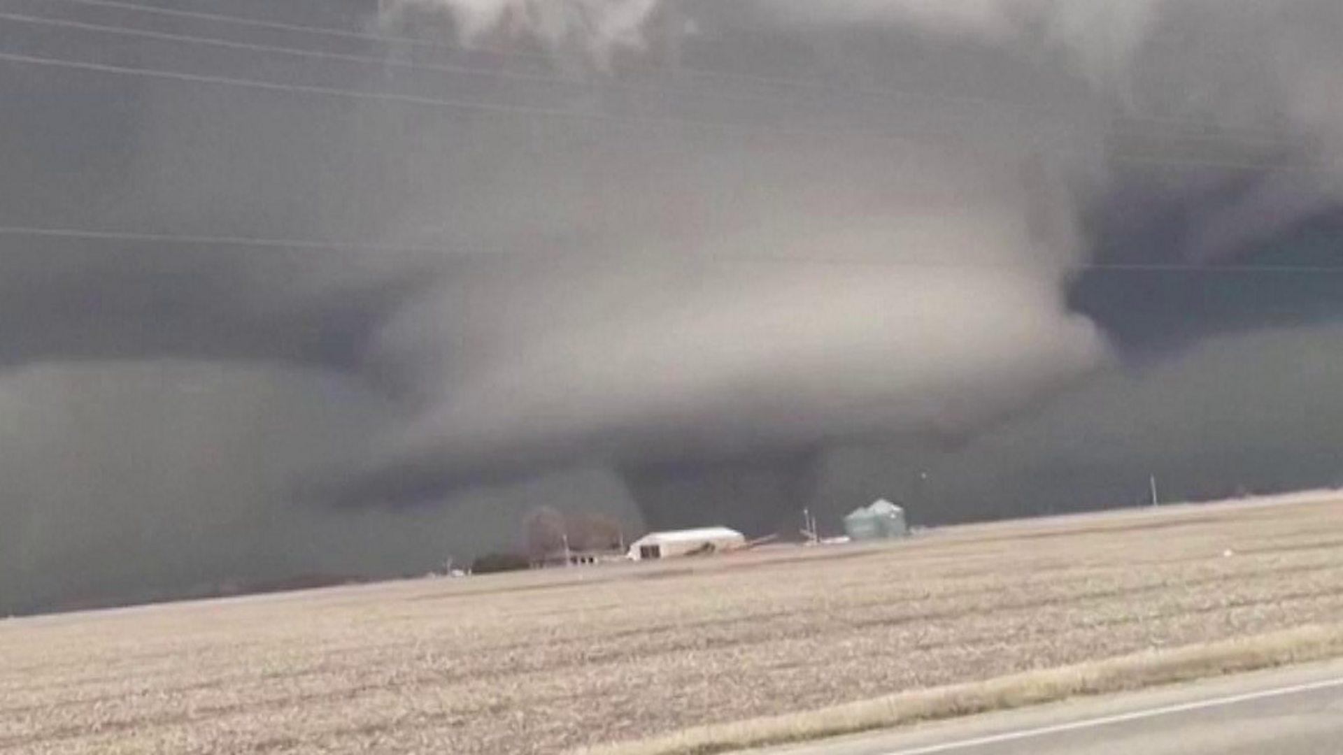 Eyewitness captures two tornadoes from car