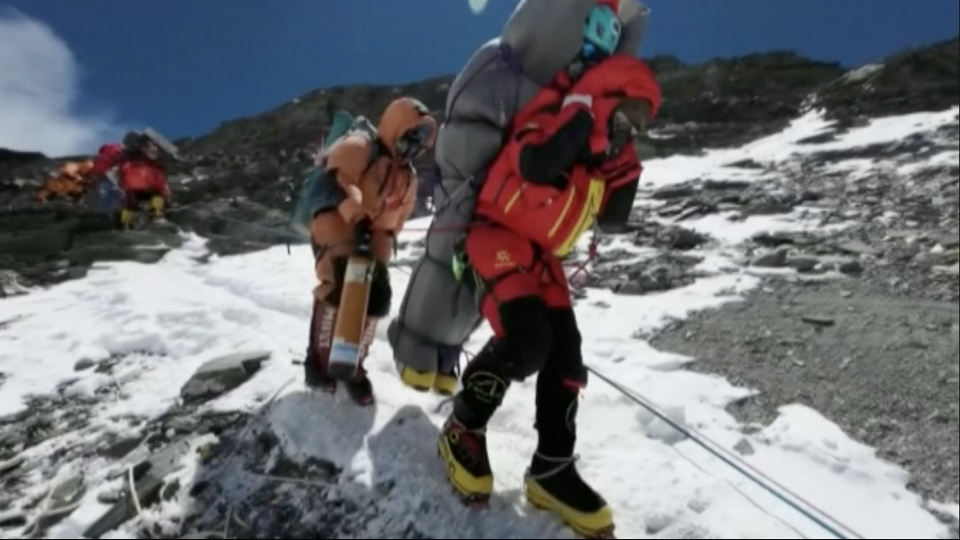Снимак спасавања планинара из 