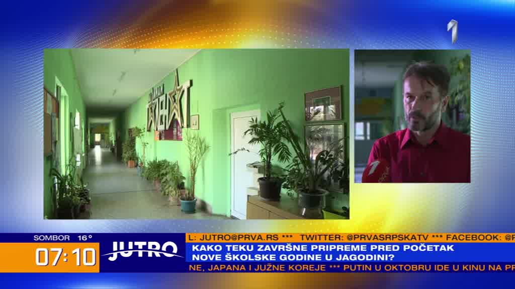 Poslednje pripreme pred početak nove školske godine u Jagodini