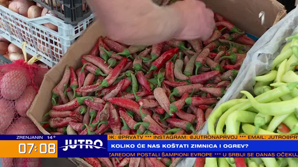 Ovo su cene zimnice i ogreva na kvantaškoj pijaci u Nišu