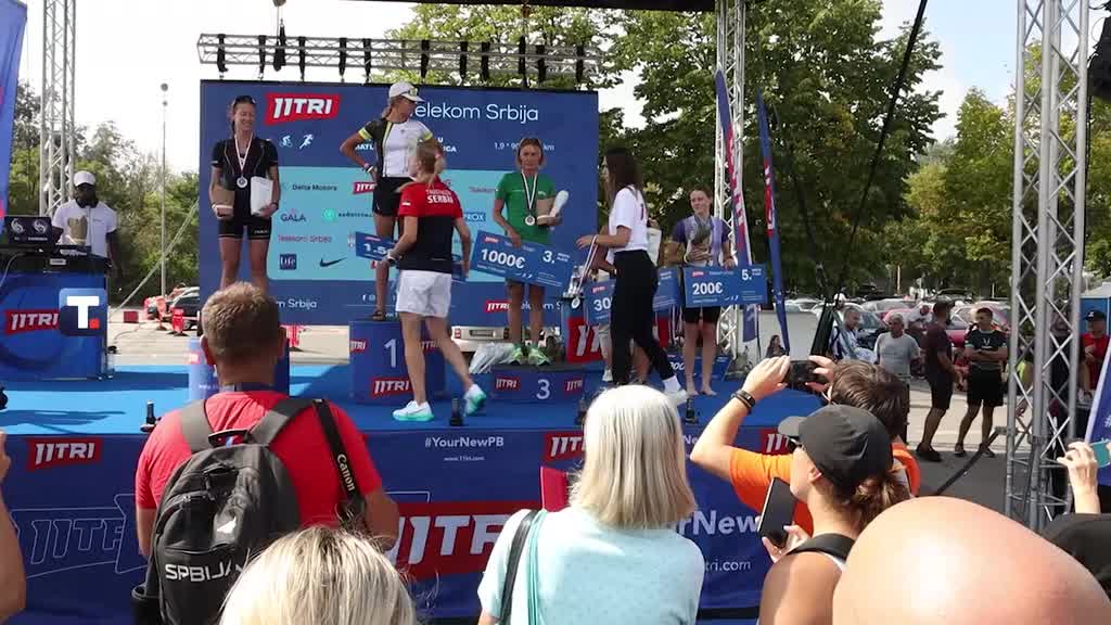 Ognjen Stojanović pobedio na beogradskom trijatlonu