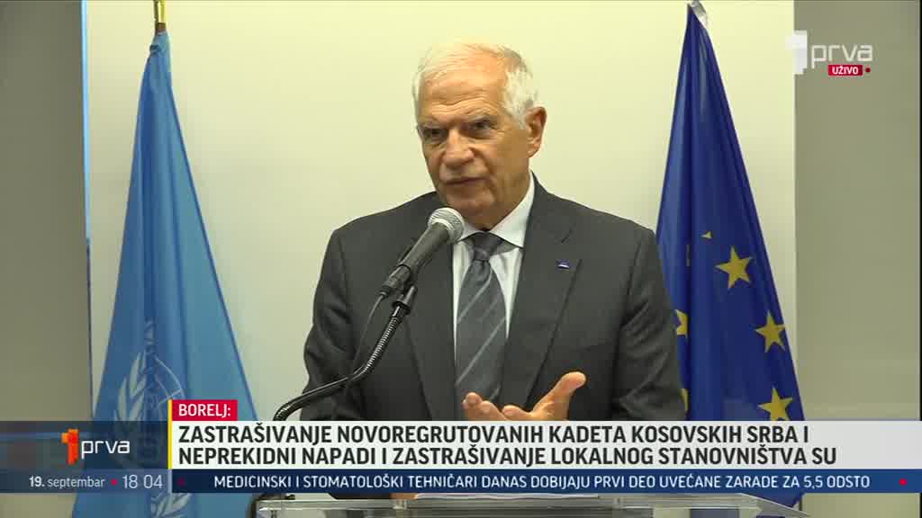 Borelj upozorio Prištinu: Bez odlaganja počnite formiranje ZSO