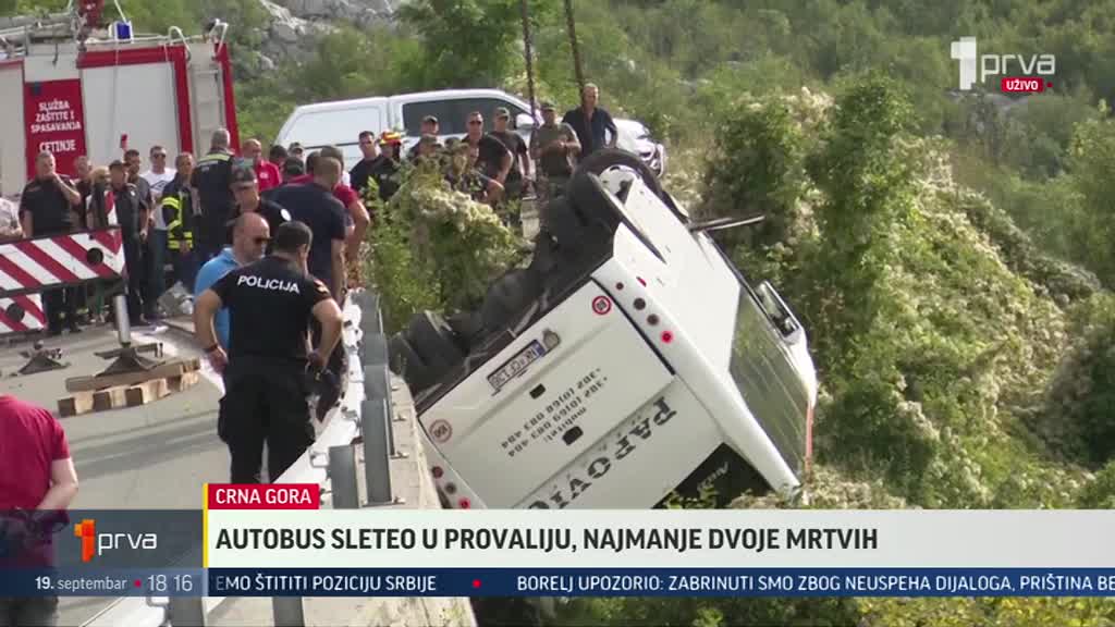 Težak udes kod Cetinja