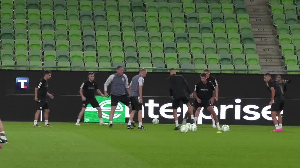 Trening Čukaričkog pred gostovanje Ferencvarošu