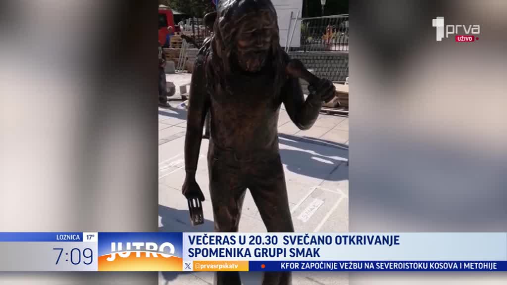 Večeras svečano otkrivanje spomenika grupe Smak