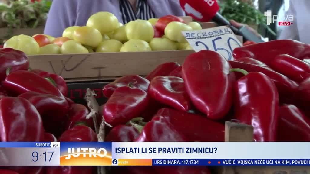 Isplati li se praviti ajvar? Ovo su cene paprike na beogradskim pijacama