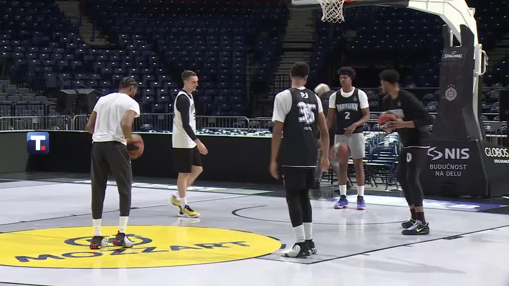 Trening Partizana pred PAO