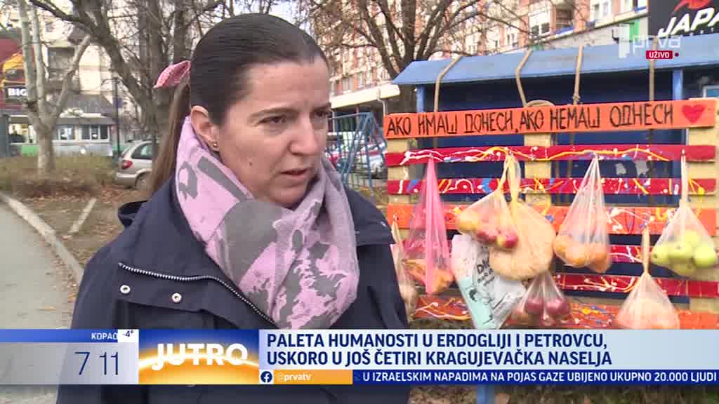 Paleta humanosti na više lokacija u Kragujevcu
